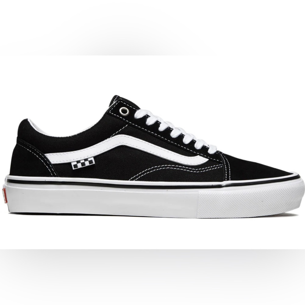 Vans old skool pro skate extra cushion black white